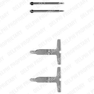 Ремкомплект гальмівних колодок Delphi LX0312