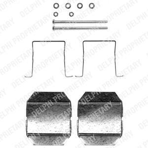 Ремнабір гальмівних колодок Delphi LX0338