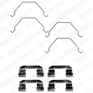 Ремкомплект гальмівних колодок Delphi LX0375