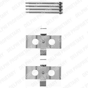 Ремкомплект тормозных колодок Delphi LX0393