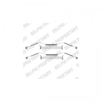 Монтажный набор тормозной колодки Delphi LX0439