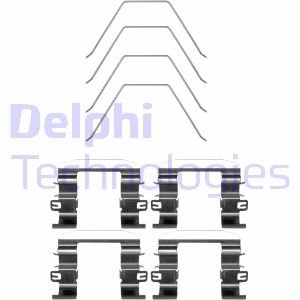 Монтажный комплект тормозных колодок Delphi LX0669