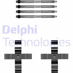 Монтажный комплект тормозных колодок Delphi LX0703