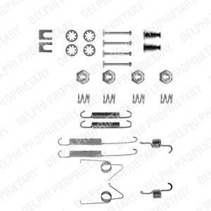 Ремкомплект барабанних(гальмівних) колодок Delphi LY1038