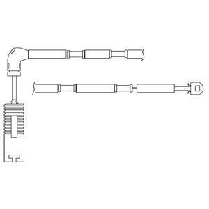Контрольный контакт, контроль слоя тормозных колодок Delphi LZ0181