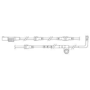 Контрольний контакт, контроль шару гальмівних колодок Delphi LZ0203 (фото 1)