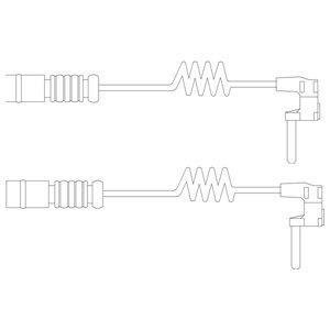 Датчик зносу гальмівних колодок Delphi LZ0232