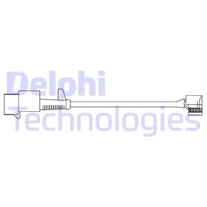 Датчик тормозных колодок передний Delphi LZ0293