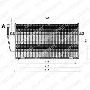 Конденсатор, кондиционер Delphi TSP0225204 (фото 1)