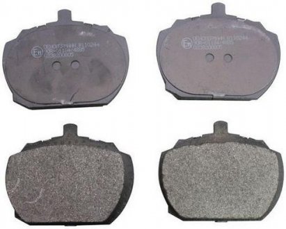 Тормозные колодки, дисковый тормоз (набор) Denckermann B110244 (фото 1)
