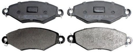 Тормозные колодки, дисковый тормоз (набор) Denckermann B110596 (фото 1)