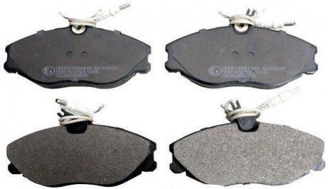 Тормозные колодки, дисковый тормоз (набор) Denckermann B110597 (фото 1)