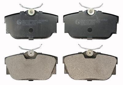 Тормозные колодки, дисковый тормоз (набор) Denckermann B110902 (фото 1)