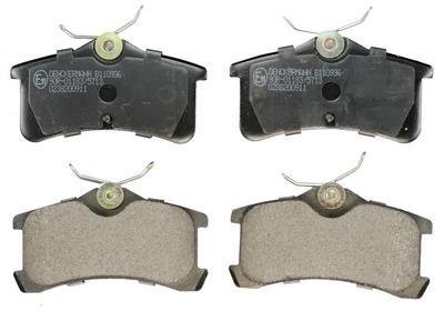 Тормозные колодки, дисковый тормоз (набор) Denckermann B110936 (фото 1)