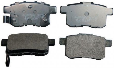Тормозные колодки, дисковый тормоз (набор) Denckermann B110990 (фото 1)