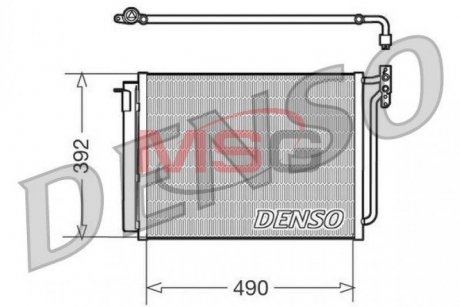 Радиатор кондиционера DENSO DCN05009