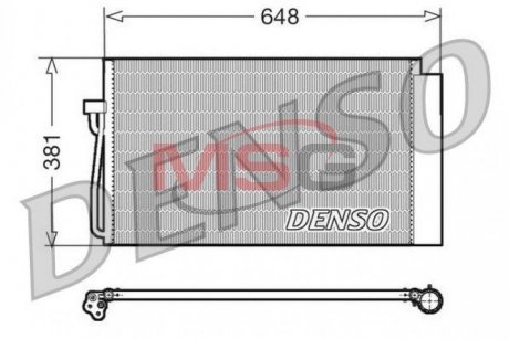 Радиатор кондиционера DENSO DCN05017