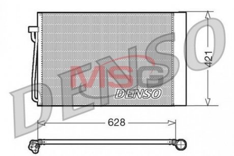 Радіатор кондиціонера DENSO DCN05018 (фото 1)