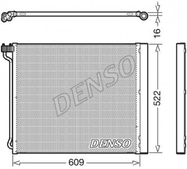 Конденсатор кондиціонера BMW X5 "12-18 DENSO DCN05034