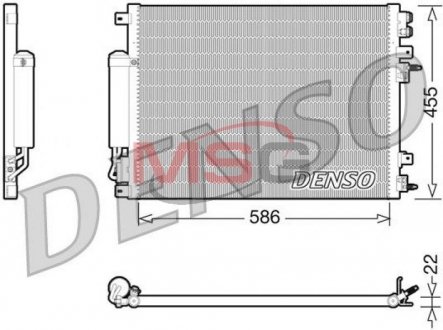 Радиатор кондиционера DENSO DCN06001