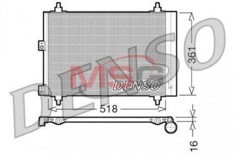 Радиатор кондиционера DENSO DCN07006 (фото 1)