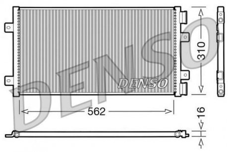 Радіатор кондиціонера DENSO DCN09101 (фото 1)