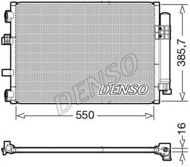 Радіатор кондиціонераFORD FOCUS III 11-,GRAND C-MAX (DXA/CB7, DXA/CEU) 12-19,C-MAX II (DXA/CB7, DXA/CEU) 12-19 DENSO DCN10043