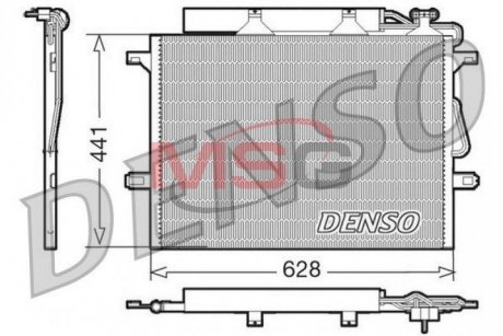 Радиатор кондиционера DENSO DCN17018