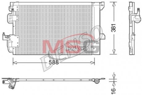 Конденсатор DENSO DCN20007 (фото 1)