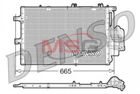 Радиатор кондиционера DENSO DCN20017