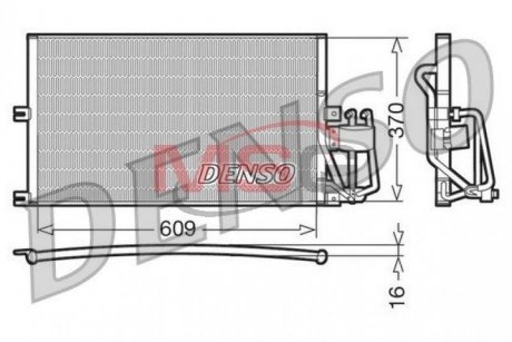 Радиатор кондиционера DENSO DCN20029