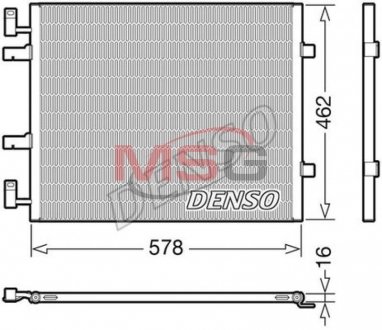 Радиатор кондиционераNISSAN PRIMASTAR (X83) 01-; RENAULT TRAFIC II (FL) 01-; OPEL VIVARO A Combi (J7) 01-14 DENSO DCN20041