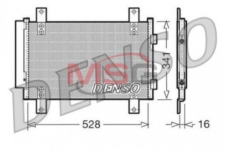 Радіатор кондиціонера DENSO DCN21007 (фото 1)