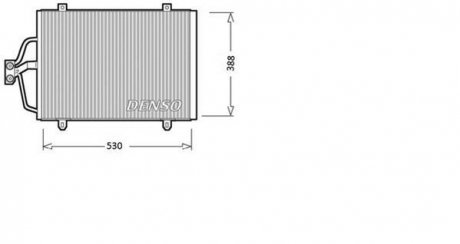 Радиатор кондиционера DENSO DCN23003