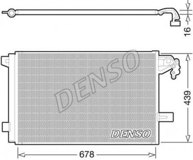 Радиатор кондиционера DENSO DCN32063 (фото 1)