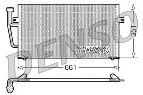 Радиатор кондиционера DENSO DCN33008