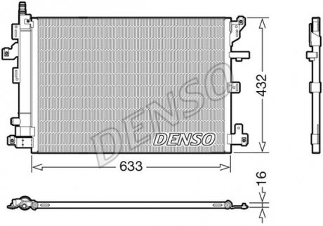 Конденсер кондиціонера DENSO DCN33012