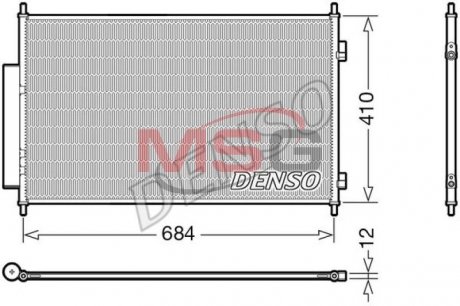 Конденсер кондиціонера DENSO DCN40027