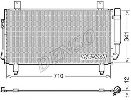 Радиатор кондиционера DENSO DCN45006