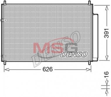 Конденсатор DENSO DCN50041 (фото 1)