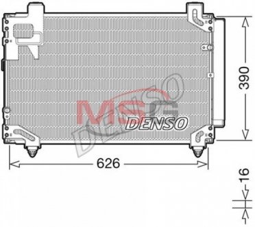 Конденсатор DENSO DCN50044 (фото 1)