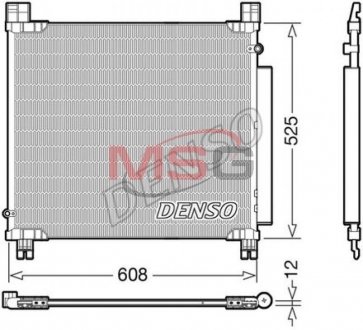 Радіатор кондиціонера DENSO DCN50050 (фото 1)