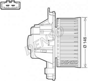 Вентилятор салона DENSO DEA21014 (фото 1)