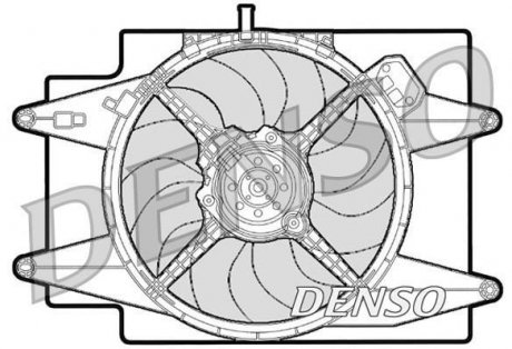 Вентилятор, охлаждение двигателя DENSO DER01001