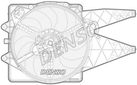 Вентилятор радиатора DENSO DER09092