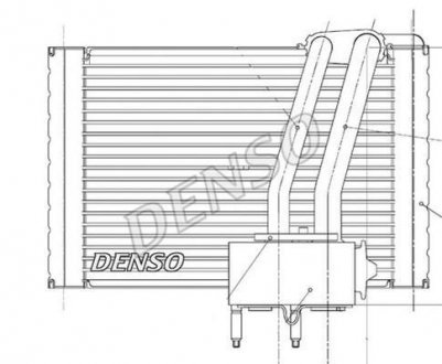 Випаровувач кондиціонера DENSO DEV07005