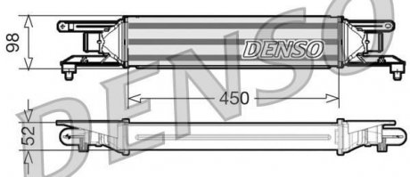 Интеркулер DENSO DIT01001