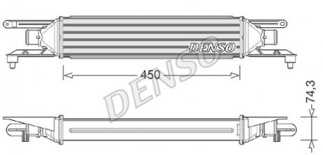 Інтеркулер DENSO DIT01007 (фото 1)