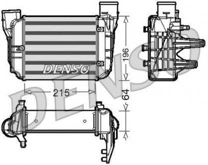 Інтеркулер DENSO DIT02002 (фото 1)