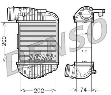 Интеркулер DENSO DIT02023 (фото 1)